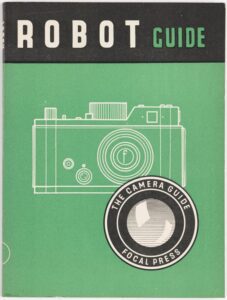 Camera Guide, de la editorial Focal Press, dedicado a la Robot Camera
